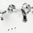 Fireclay Wallmount Bath Sink with Faucet, Drain and P-Trap Set-126302509