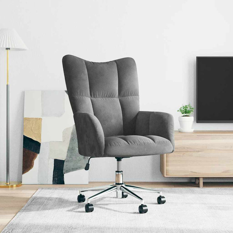 Moenkopi Task Chair, Dark Gray Polyester