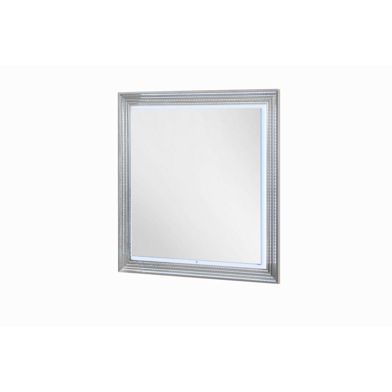 Miroir de lune en marbre avec DEL