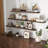 Carsin Irregular Reclaimed Elm Floating Wall Shelf-277031294-277031295