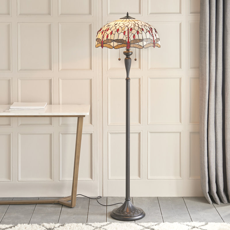 Paturi 156cm Traditional Floor Lamp, White