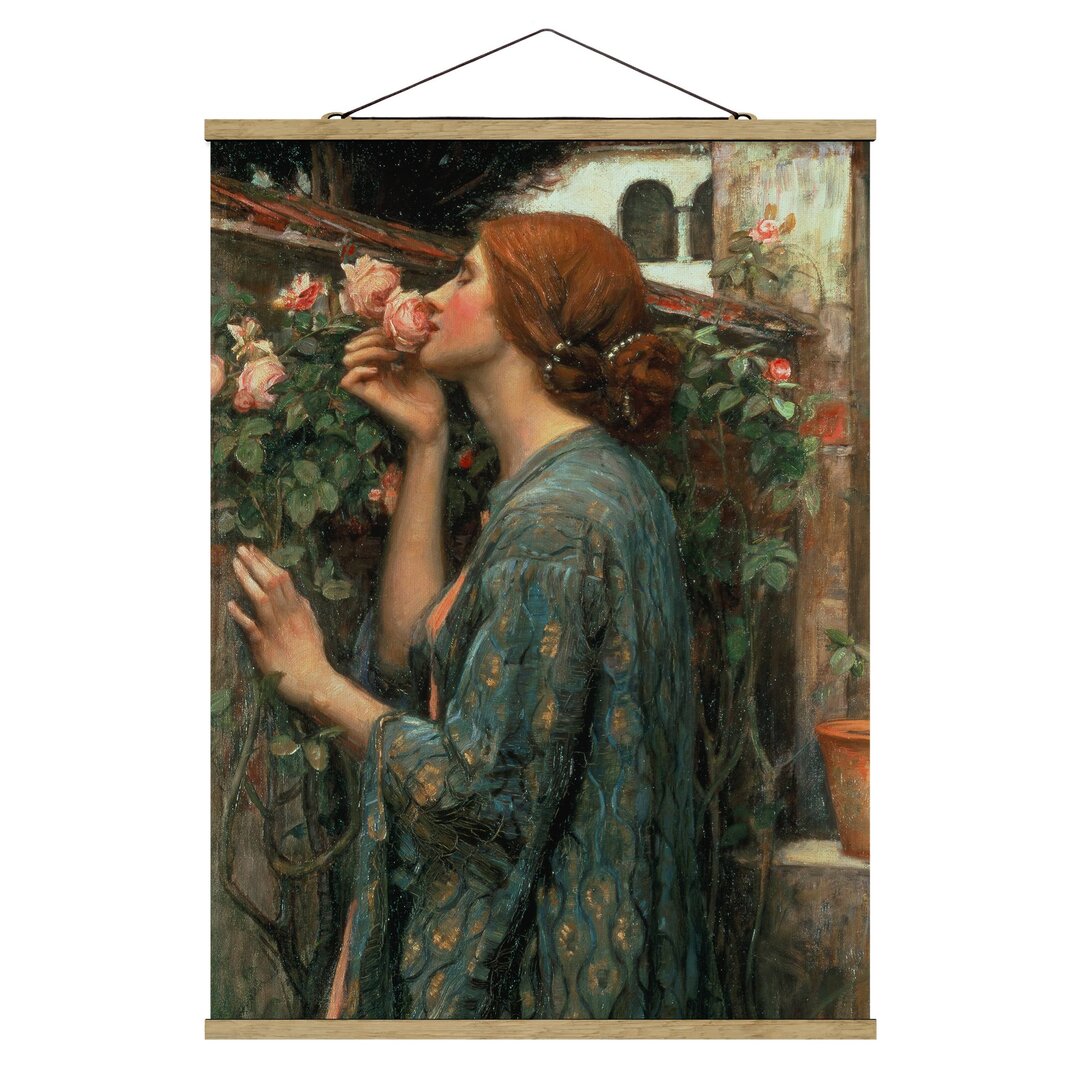 Poster Die Seele der Rose von John William Waterhouse