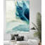 «Blue Implosion I», peinture sur toile sans cadre