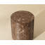 Tabouret Riva - aspect marbre - moka