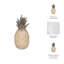 Pièce décorative unique d'ananas en coquillage de 12 pouces Osiris Sagebrook Home