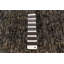 Tapis noir à transition de couleur 8 pi 5 po x 11 pi 0 po