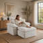 Canapé surdimensionné de 47 pouces avec siège profond et repose-pieds modulaire à 2 couches, canapé modulaire pour une vie confortable-1330464304