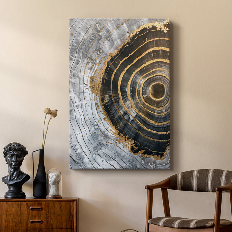 ABSTRACT Series CCLXXXIV -Custom Wrapped Gallery Cavas, 18" H x 12" W
