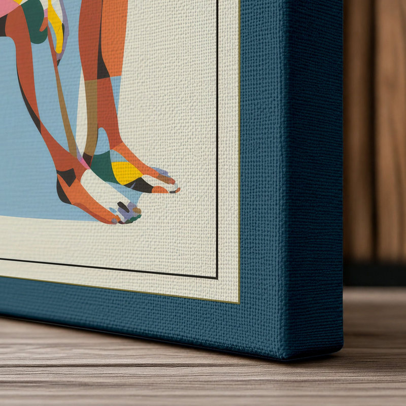 Print, 18x12 - 45.7 x 30.5 cm, Teal Border