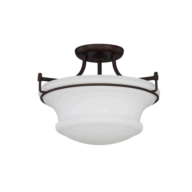 Luminaire suspendu bol 3 lumières Kalee, Bronze provincial