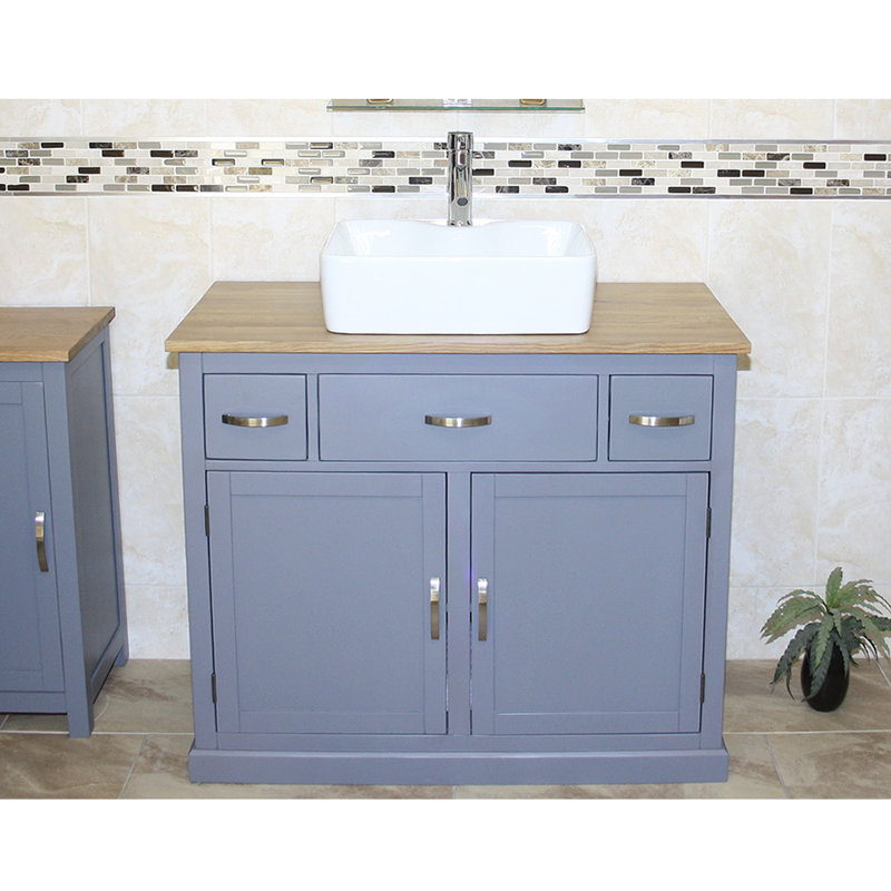 Rickey 1000mm Single Bathroom Vanity with Vessel Ceramic Basin