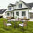 5-Piece Patio Dining Table Sets with Umbrella Hole-972379496