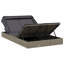 Latitude RunÂ® 2-Person Sunbed With Foldable Roof 83.9"X46.5"X38.2" Poly Rattan-981957893-987438253