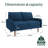 Cartlin 58" Upholstered Mid-Century Modern Loveseat-1101155273