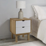 15.4'' W Solid Wood Nightstand