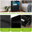 43 cm W Iron Bedside Table