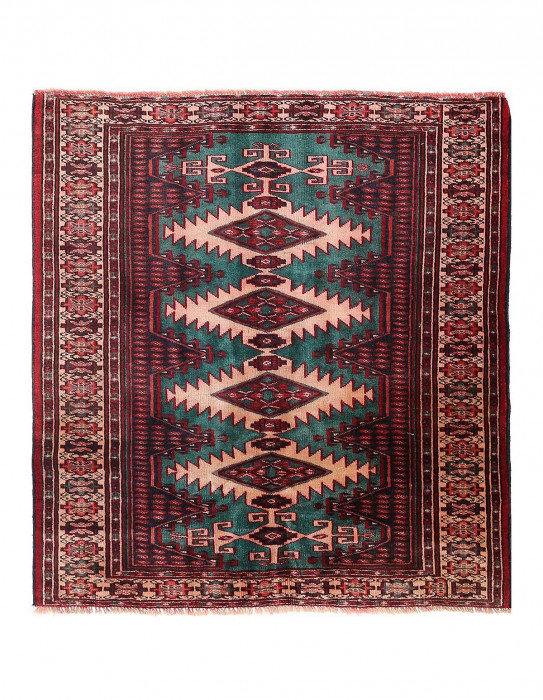 One-of-a-Kind 3'5" x 3'9" Area Rug