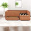 Twin Beds with Storage, Boucle Wood Frame, Modern Safe Kids Bed