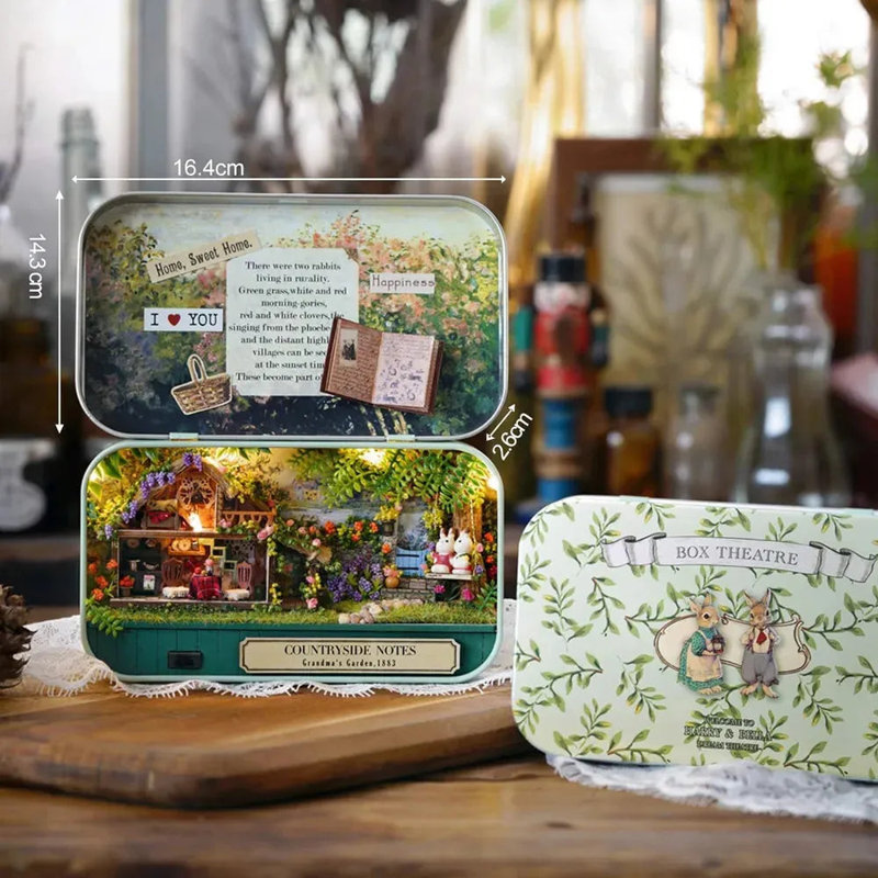 Wizardi Miniature Roombox Kit - Countryside notes