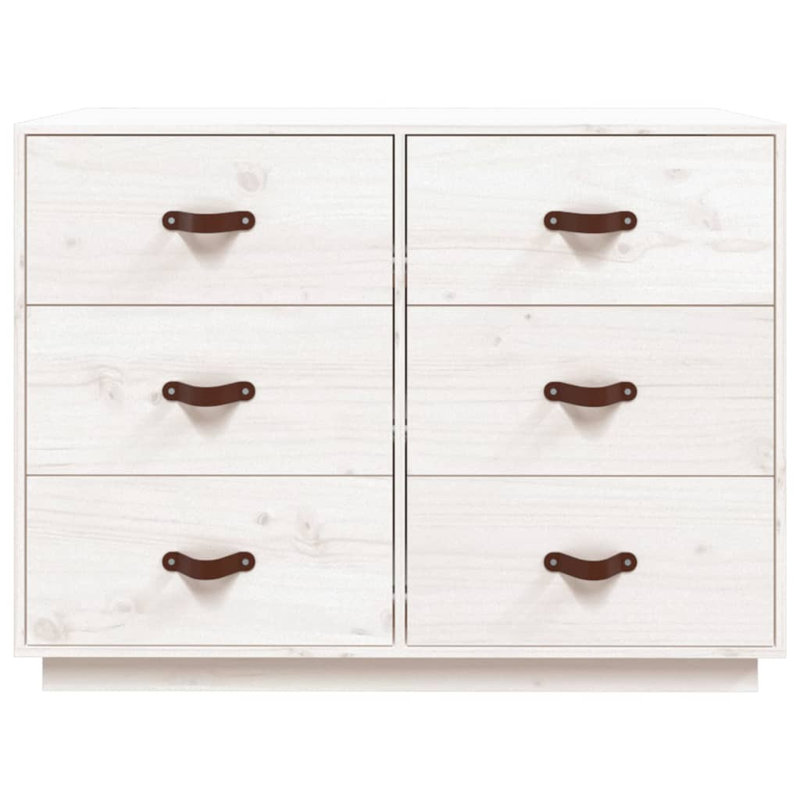 Levenia 100cm Solid Wood Sideboard, White