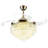 42'' Giuseppino 3 - Blade LED Crystal Ceiling Fan with Remote Control with Light Kit Included