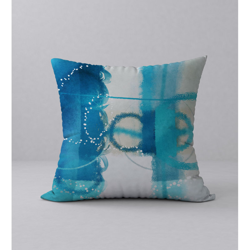 Housse de coussin décorative carrée puissante, 24 po x 24 po
