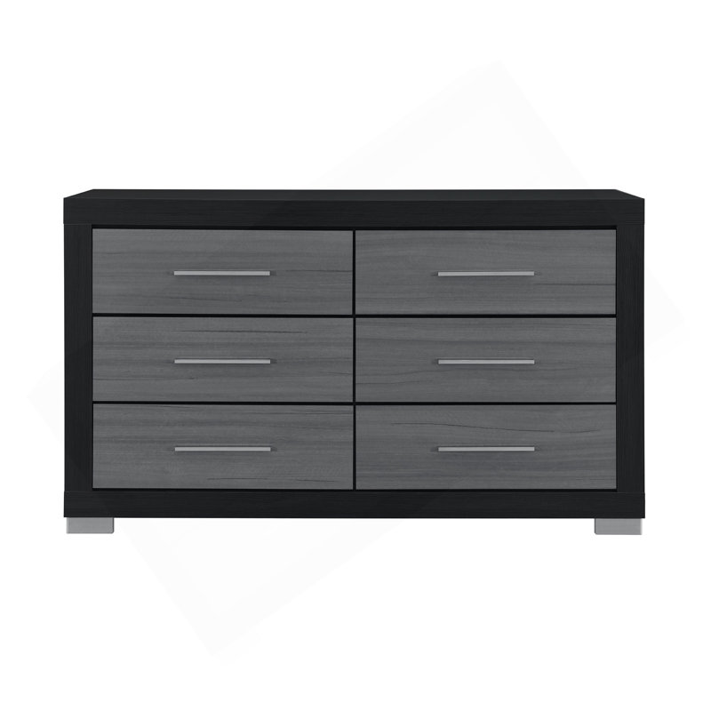 ELSA BLACK AND GREY DRESSER