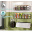 6 Pack Heavy Duty Wall Mounted Spice Rack,Rustproof,No Drill,Black