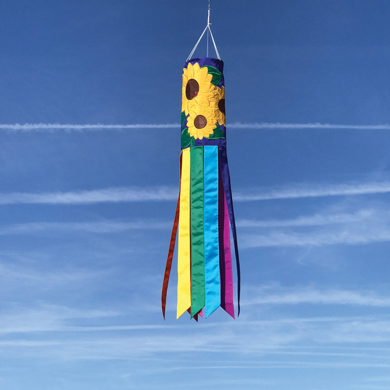 Manche à air tournesols 40 po