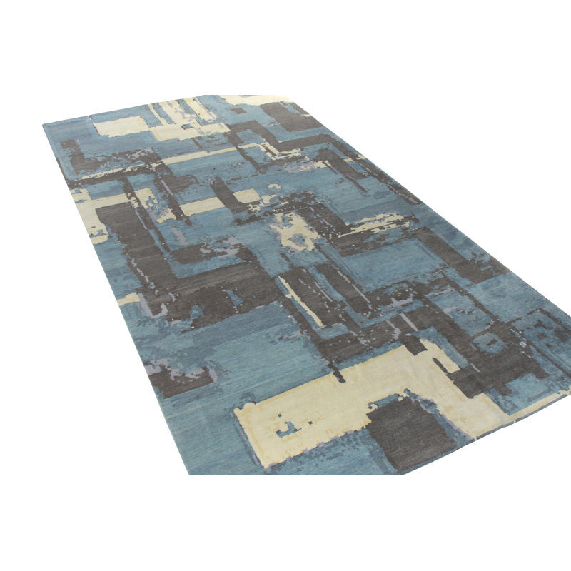 Hand Knotted Wool Area Rug