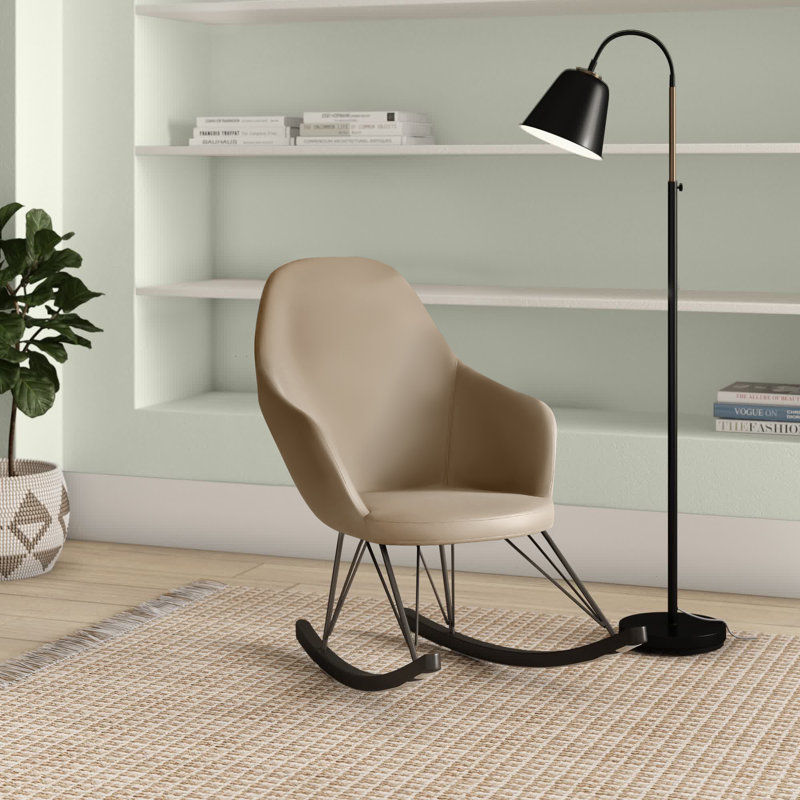 Chambers Upholstered Rocking Chair, Beige