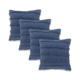  100% Cotton Throw Square Pillow Cover & Insert