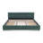 King Size Upholstered Bed ,Comfortable Upholstered Bed Frame, Chenille Fabric, With Headboard And  Bed Frame. With Drawer For Storage-Green-850164539-850164535
