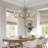 8-Light Farmhouse Chandelier With Candle Design For Dining Room, Kitchen Island, Or Foyer-102974967