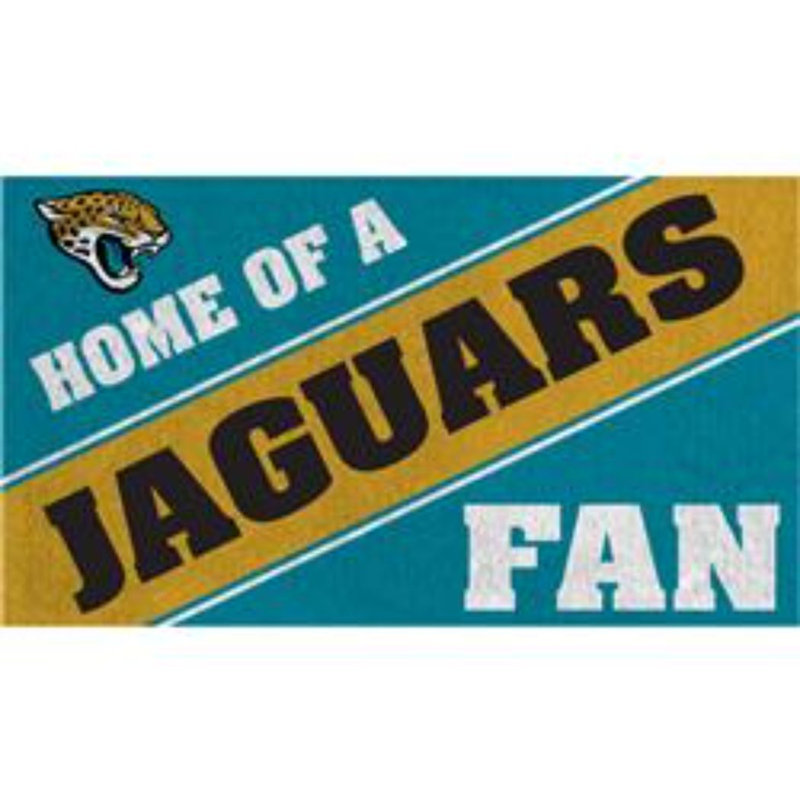 NFL Home of a Fan Team Color Outdoor Doormat, Detroit Lions