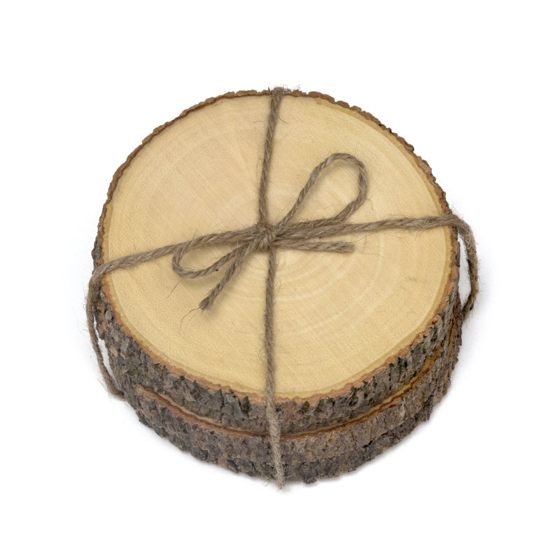 Ensemble de sous-verres d’acacia Jennette