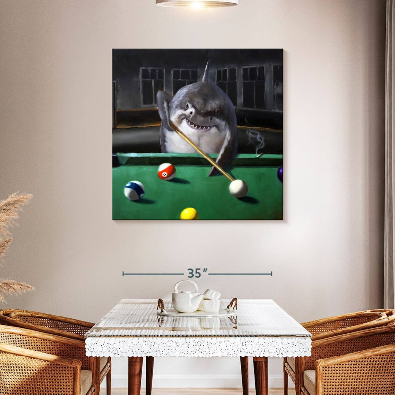 Ketti Pool Shark, 39" H x 39" W