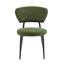 Ensemble de 2 chaises de salle à manger rembourrées orange-122823508
