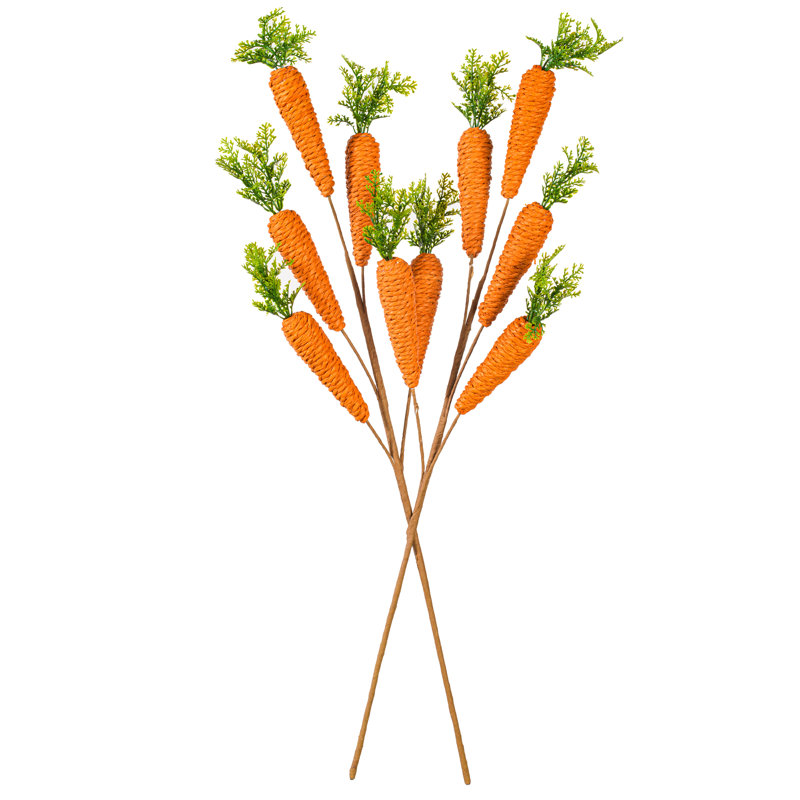 Vaporisateur de carotte orange 26 po 26 / paquet. Excellent ajout à toute décoration de printemps ou de Pâques.