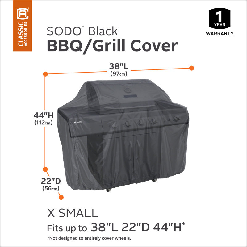 Housse pour barbecue de patio Breuer - s'adapte jusqu'à 23 po