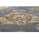 Tapis oriental bleu / ivoire