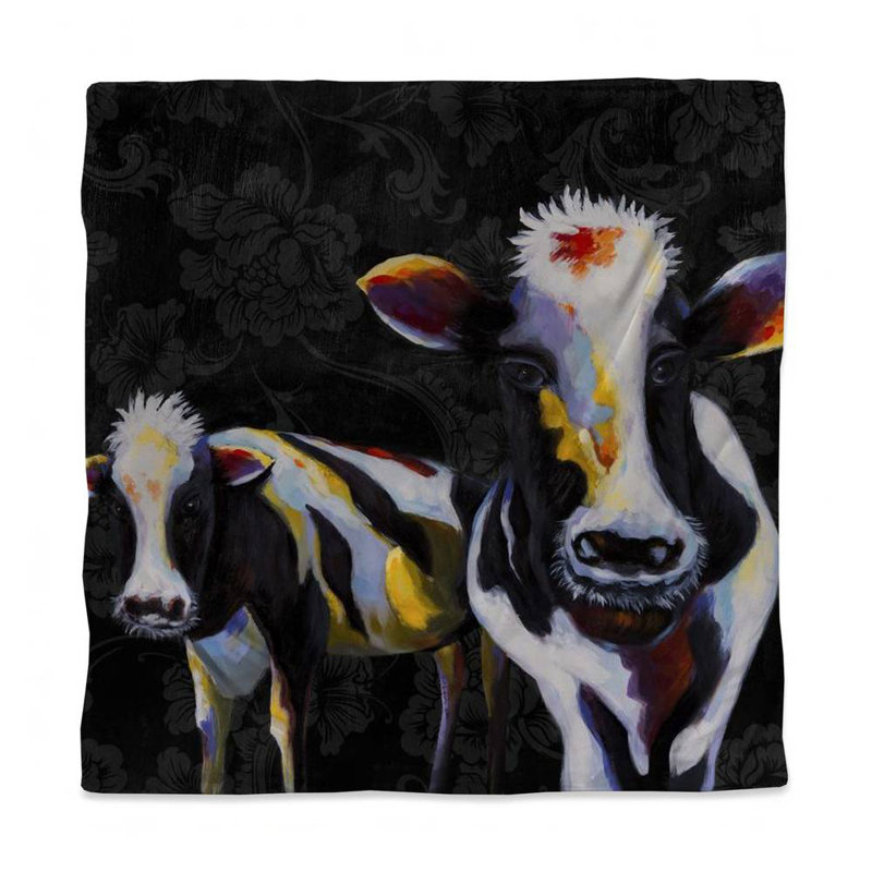 Rustic Queen Duvet Cover | Two Funny Cows Design | Farm Decor