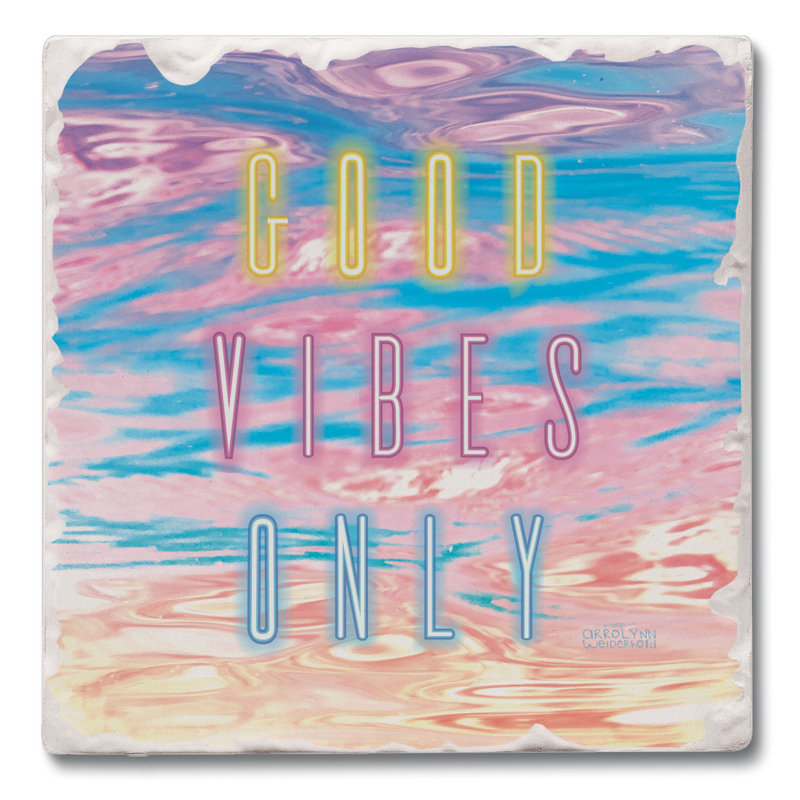 Electrovibes Single Tumbled Tile Coaster Create Your Own Collection