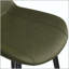 Ensemble de 4 chaises de salle à manger minimalistes modernes avec cuir synthétique et pieds en métal-133703974-133703975