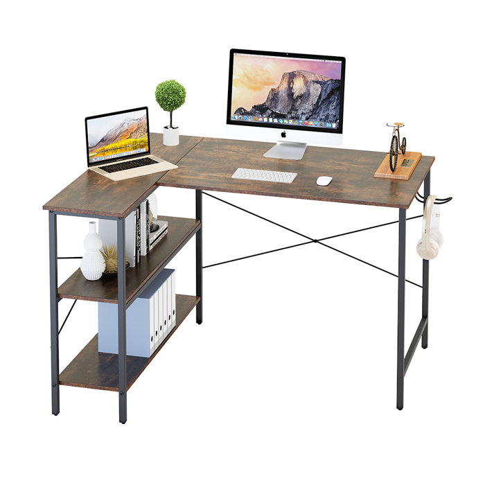 17 Stories Gisa 47.24'' Desk & Reviews | Wayfair