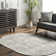 Almirka Medallion Runner Rug for Living Room Bedroom Dining Room Entryway Hallway Kitchen, Ivory/Grey