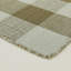 Charliss Gingham Machine Woven Flatweave Shag Wool Area Rug in Olive/Sage-1656003566