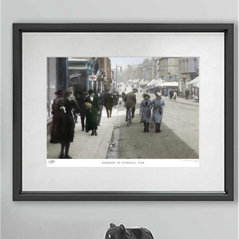 Barrow-in-Furness, 1918 by Francis Frith - Single Picture Frame Print, 40cm H x 50cm W x 2.3cm D