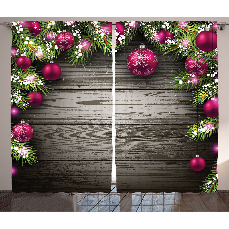 Semi Sheer Curtain Pair, 54" W x 90" L