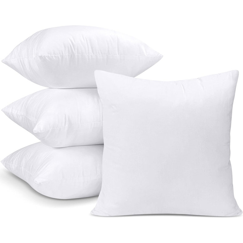 White Square Cushion Pad